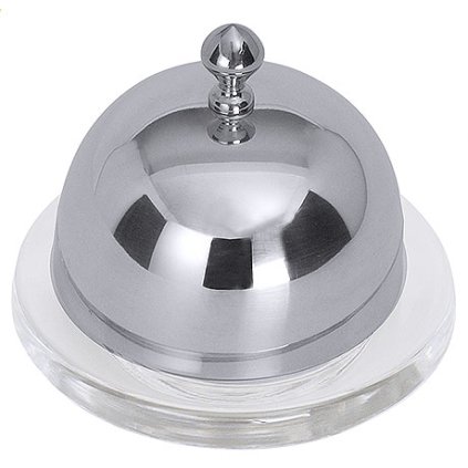 Máslenka skleněná s glošem nerezovým 0,06 l | CONTACTO, 6889/001