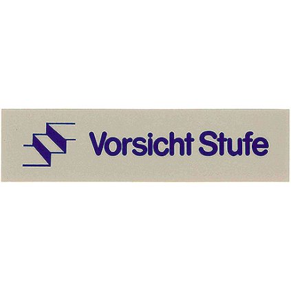 Tabulka "Vorsicht Stufe" | CONTACTO, 7673/016