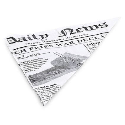 Papír s potiskem na hranolky, 1000 kusů | CONTACTO, 4494/180