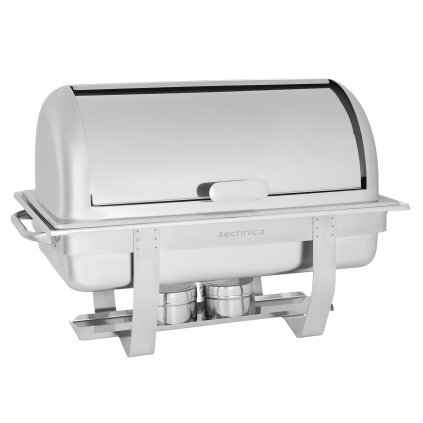 Chafing Roll Top GN 1/1, 600x350x410 mm | TECHNICA, Silver Line
