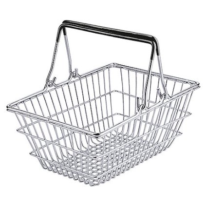 Mini drátěný košík na servírování potravin 175x125x80 mm | CONTACTO, 1176/185