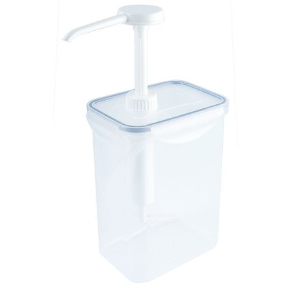 Dávkovač na studené omáčky, polypropylén, 1,5 l, průměr 130x90x290 mm | CONTACTO, 1324/150