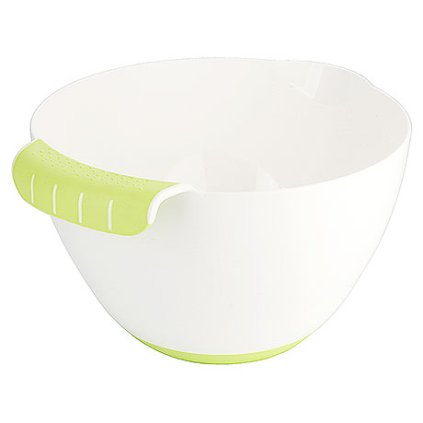 Miska na mixování z polypropylénu na podstavci s úchytem, 4 l, průměr 240 mm | CONTACTO, 1347/240