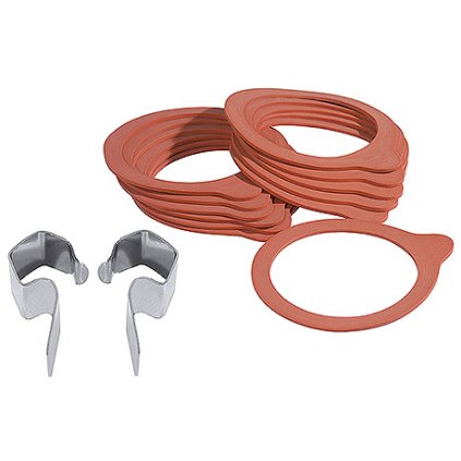 Těsnění do sklenice typu Weck, sada 10 ks | CONTACTO, 2707/940