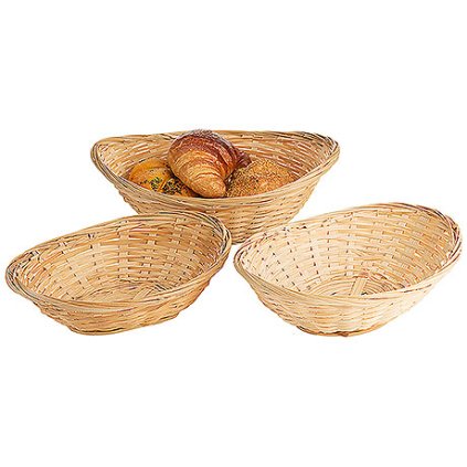 Košík na pečivo, oválný 160x120x60 mm | CONTACTO, 4885/160