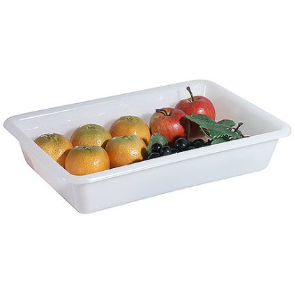 Nádoba z bílého polyethylénu 3 l, 345x235x75 mm | CONTACTO, 4907/300