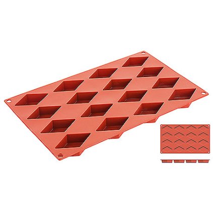 Silikonová forma na pečení, formičky o rozměru 65x35 mm | CONTACTO, 6650/065