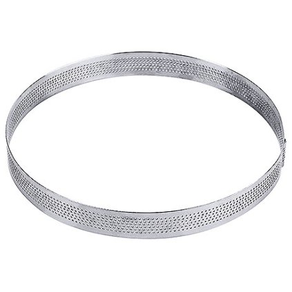 Cukrářská nerezová obruč perforovaná, průměr 180 mm | CONTACTO, 676/180