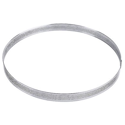 Cukrářská nerezová obruč perforovaná, průměr 180 mm | CONTACTO, 676/260