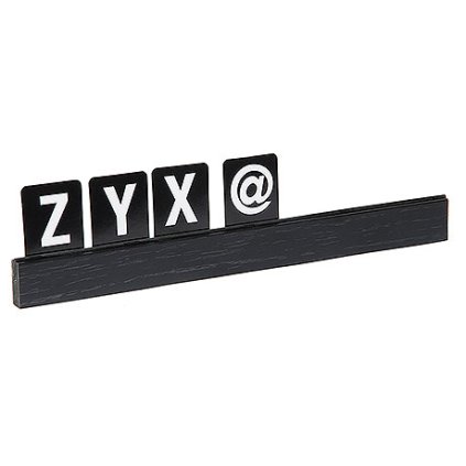 Dřevěné kolejnice na písmenka | CONTACTO, 7636/105