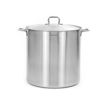 Hrnec vysoký 98,2 l, průměr 500 mm, z nerezové oceli s pokličkou | TECHNICA, Gold Line