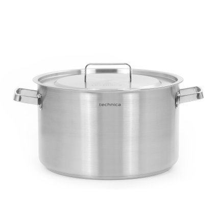 Hrnec střední 22,4 l, průměr 360 mm, z nerezové oceli s pokličkou | TECHNICA, Platinum Line