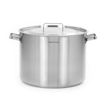 Hrnec střední 37,7 l, průměr 400 mm, z nerezové oceli s pokličkou | TECHNICA, Platinum Line