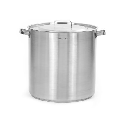 Hrnec vysoký 71,6 l, průměr 450 mm, z nerezové oceli s pokličkou | TECHNICA, Platinum Line