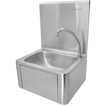 Kuchyňský dřez ovládaný kolenem, 400x330x570 mm | TECHNICA, Silver Line