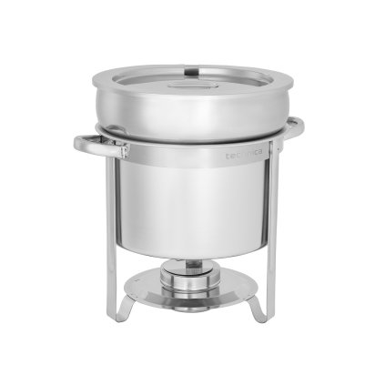 Chafing na polévku, kulatý 11 l | TECHNICA, Silver Line