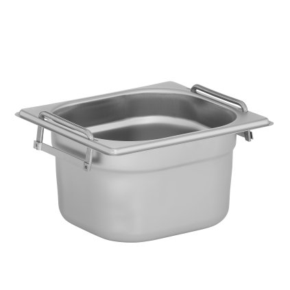 Gastronádoba s úchyty GN 1/6 100 mm z nerezové oceli | TECHNICA, Cold Line