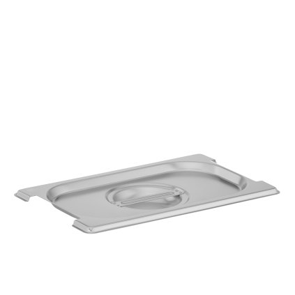 Víko z nerezové oceli GN 1/4 s výřezem na úchyty | TECHNICA, Cold Line