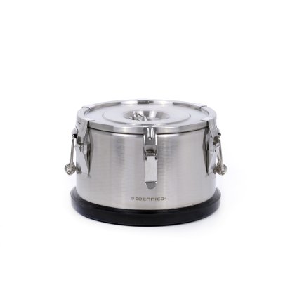 Termoska k přepravě potravin 10 l z nerezové oceli s podstavcem z umělé hmoty | TECHNICA, Gold Line