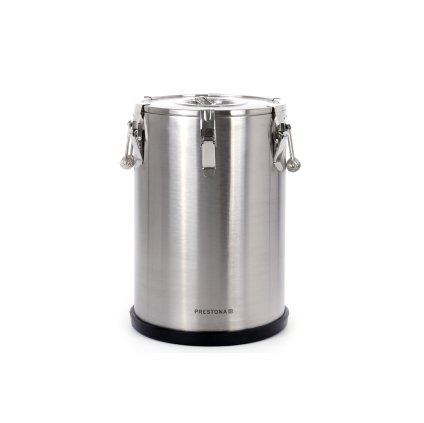 Termoska k přepravě potravin 30 l z nerezové oceli s podstavcem z umělé hmoty | PRESTONA, P59130