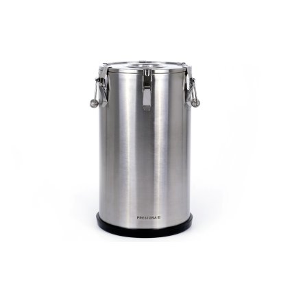 Termoska k přepravě potravin 35 l z nerezové oceli s podstavcem z umělé hmoty | PRESTONA, P59135