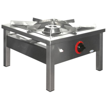 Plynová stolička 1-hořáková, 600x600x350 mm, 7 kW | EGAZ, TG-107.I