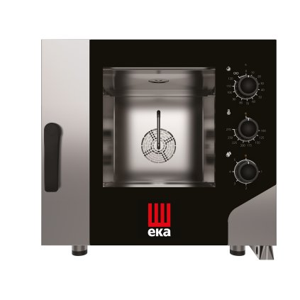 Konvektomat - parní, elektrický, 5xGN1/1, 7.8 kW, 400V, 730x784x700 mm, černý | EKA, Millennial Smart