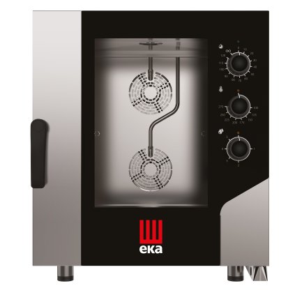 Konvektomat - parní, elektrický, 7xGN1/1, 11.4 kW, 400V, 730x784x850 mm, černý | EKA, Millennial Smart