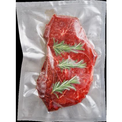 Sáčky vroubkované do lištové vakuové baličky, 250x350 mm, transparentní, 100 ks|HENDI,297445