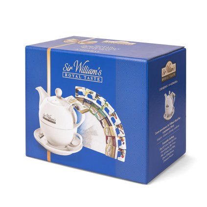 Prezentační džbánek na čaj + 8 vzorků Sir William's Royal Taste|RICHMONT,Duo