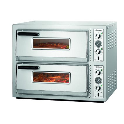Dvoukomorová pec na pizzu, 8 x pizza 30 cm|BARTSCHER,NT 622