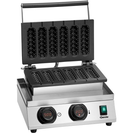 Vaflovač s hliníkovou plotýnkou, 360x291x227 mm | BARTSCHER, 370275