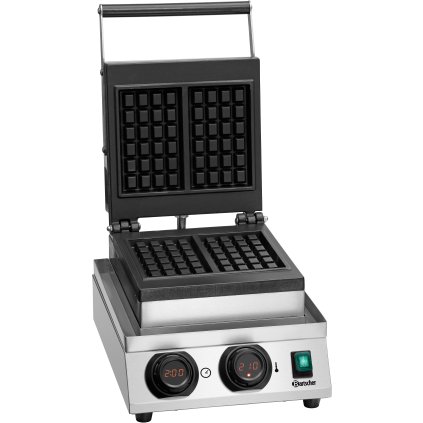 Vaflovač s hliníkovou plotýnkou, 300x420x260 mm | BARTSCHER, 370271