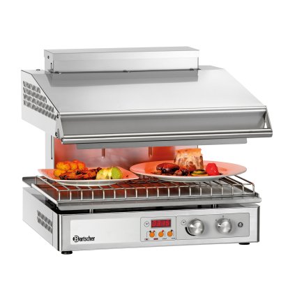 Salamander s funkcí udržování tepla, 3 topná tělesa 4,5 kW | BARTSCHER, Hi-Light