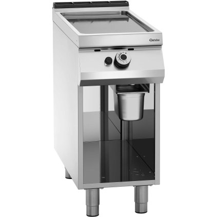 Plynová grilovací deska, hladká, 9 kW, 400x900x900 mm | BARTSCHER, 2955041