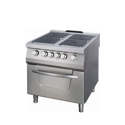 Varná deska Premium - 4 hořáky - dvojitá - 90 cm hluboká - včetně trouby - elektrická | Maxima, 9398525