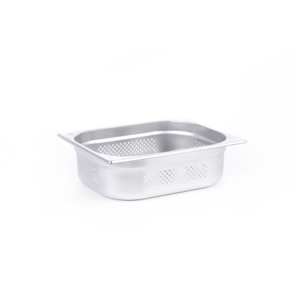 Perforovaná gastronádoba GN 1/2 100 mm, nerezová ocel | TECHNICA, Platinum Line