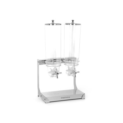 Dávkovač na cereálie dvojitý, 2 x 3 l | TECHNICA, Silver Line
