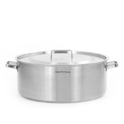 Hrnec na dušení 39,3 l o průměru 500 mm z nerezové oceli s pokličkou | TECHNICA, Platinum Line