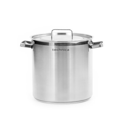 Hrnec vysoký 17,2 l o průměru 280 mm z nerezové oceli s pokličkou | TECHNICA, Platinum Line