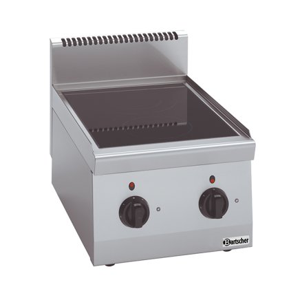 Sklokeramický sporák, 2 varné zóny, 400x600x290 m | BARTSCHER, 600 Imbiss