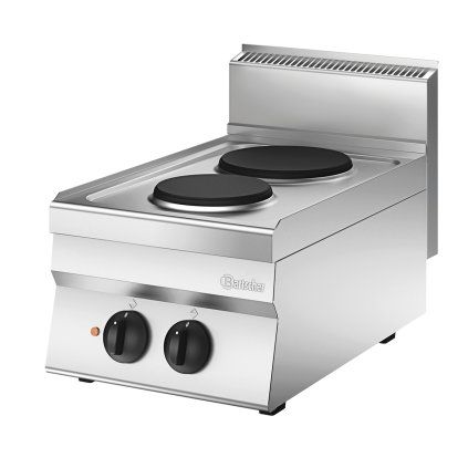 Elektrický sporák 2 plotýnky, 400x650x295 mm | BARTSCHER, 650 Snack