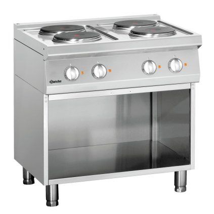Elektrický sporák 4 plotýnky, 800x700x850 mm | BARTSCHER, 700 Classic