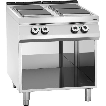 Elektrický sporák 4 plotýnky, 800x900x900 mm | BARTSCHER, 296215