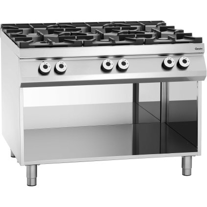 Plynový sporák 6 hořáků, 1200x900x900 mm | BARTSCHER, 2951121