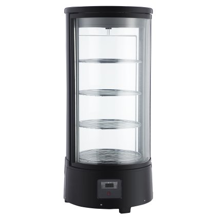 Stolní chladicí vitrína s osvětlením LED, kulatá, 72 l, ⌀450x983 mm | TECHNICA, Cold Line