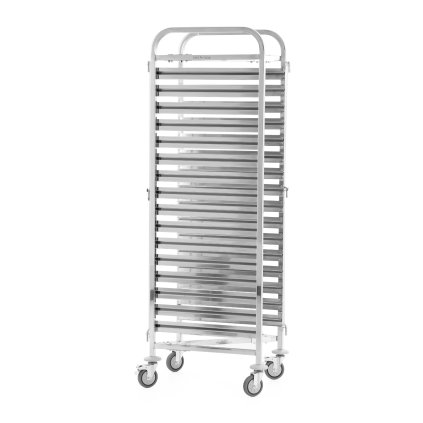 Přepravní vozík na 16xGN 1/1 z nerezové oceli | TECHNICA, Silver Line