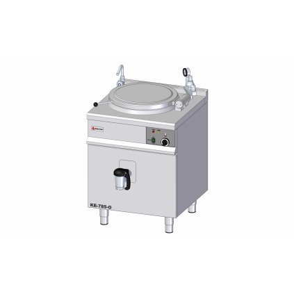 Elektrický varný kotel 85 l, nepřímý ohřev, 700 x 700 x 900 mm | GASTROHAAL, KE-785-O