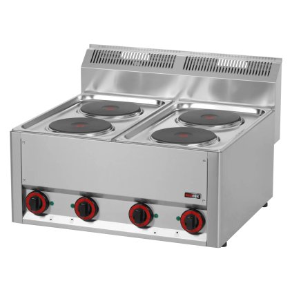 Sporák elektrický 4x plotýnka bez podestavby 400 V  | REDFOX, SP 60 ELS