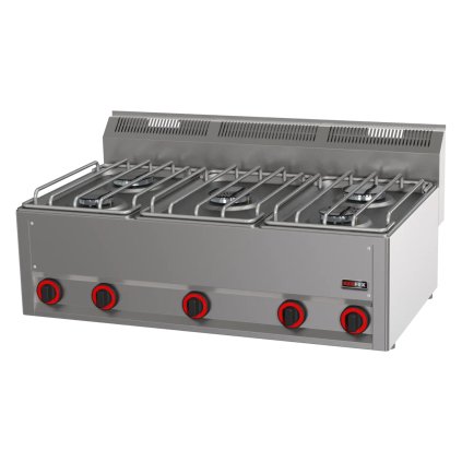 Sporák plynový 5x hořák bez podestavby | REDFOX - SP 90/5 GL